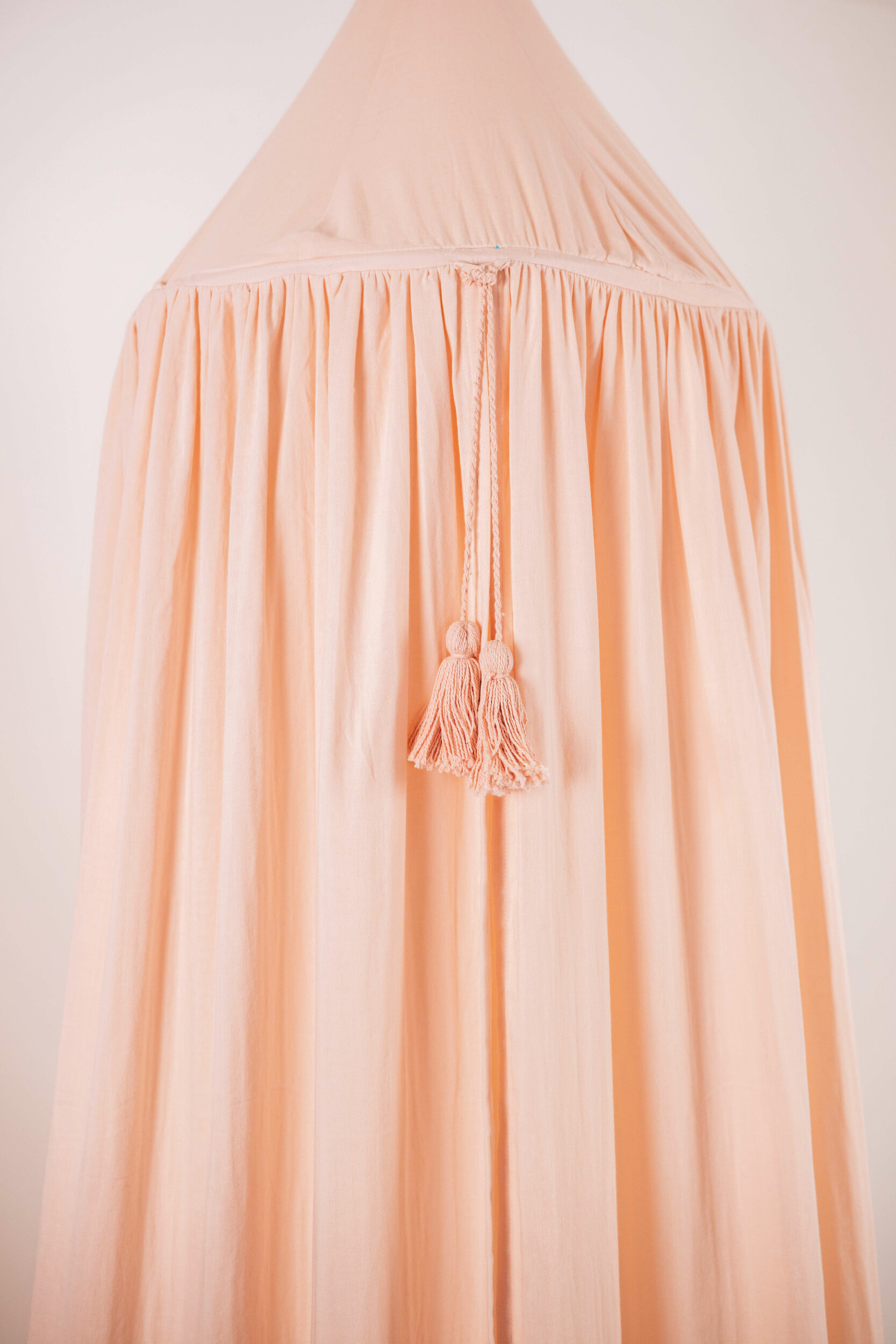 Canopy bed | double organic cotton muslin | L'Aurore Pompons - Image 5