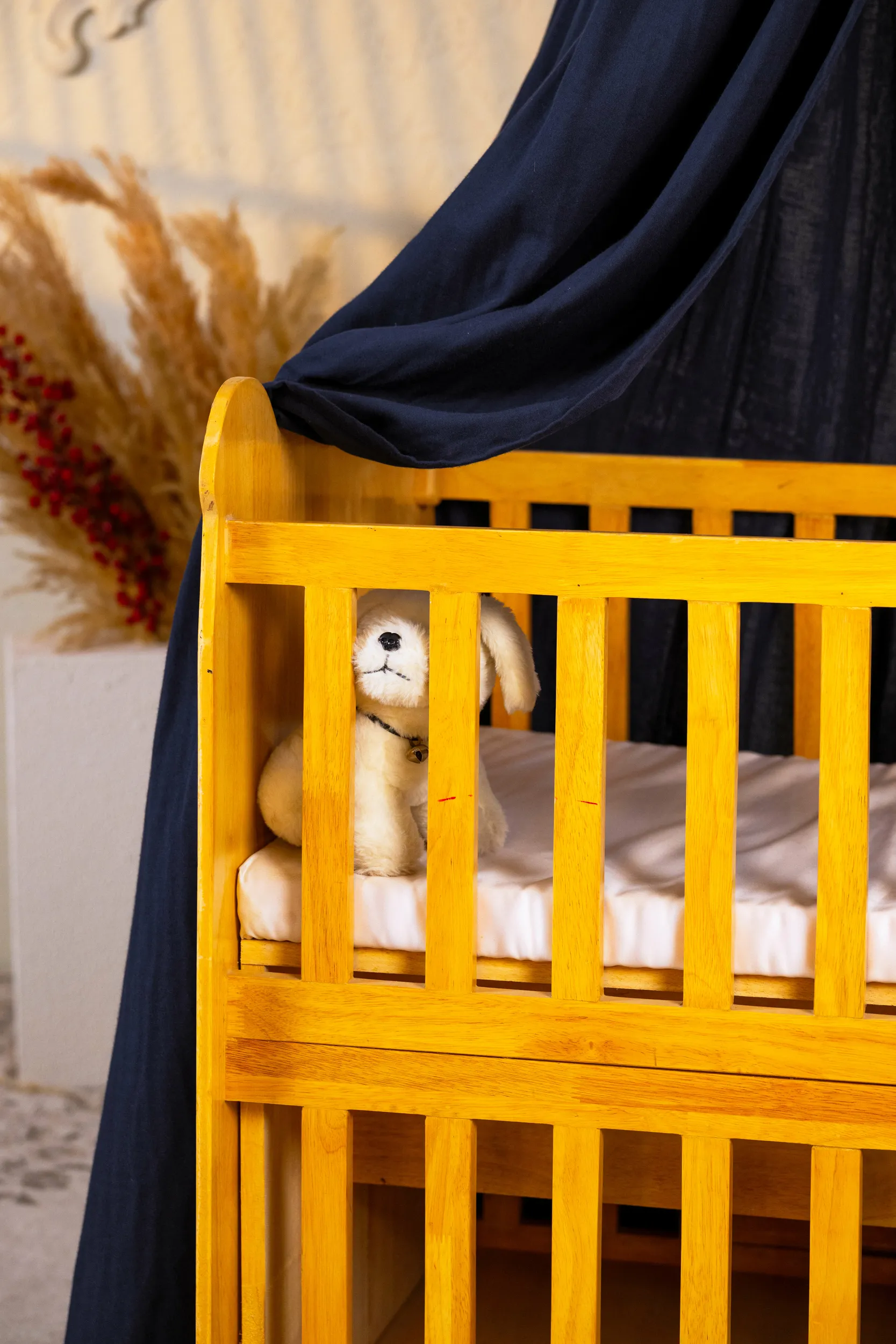 Canopy bed | double organic cotton muslin | L'Infini Bohème - Image 5