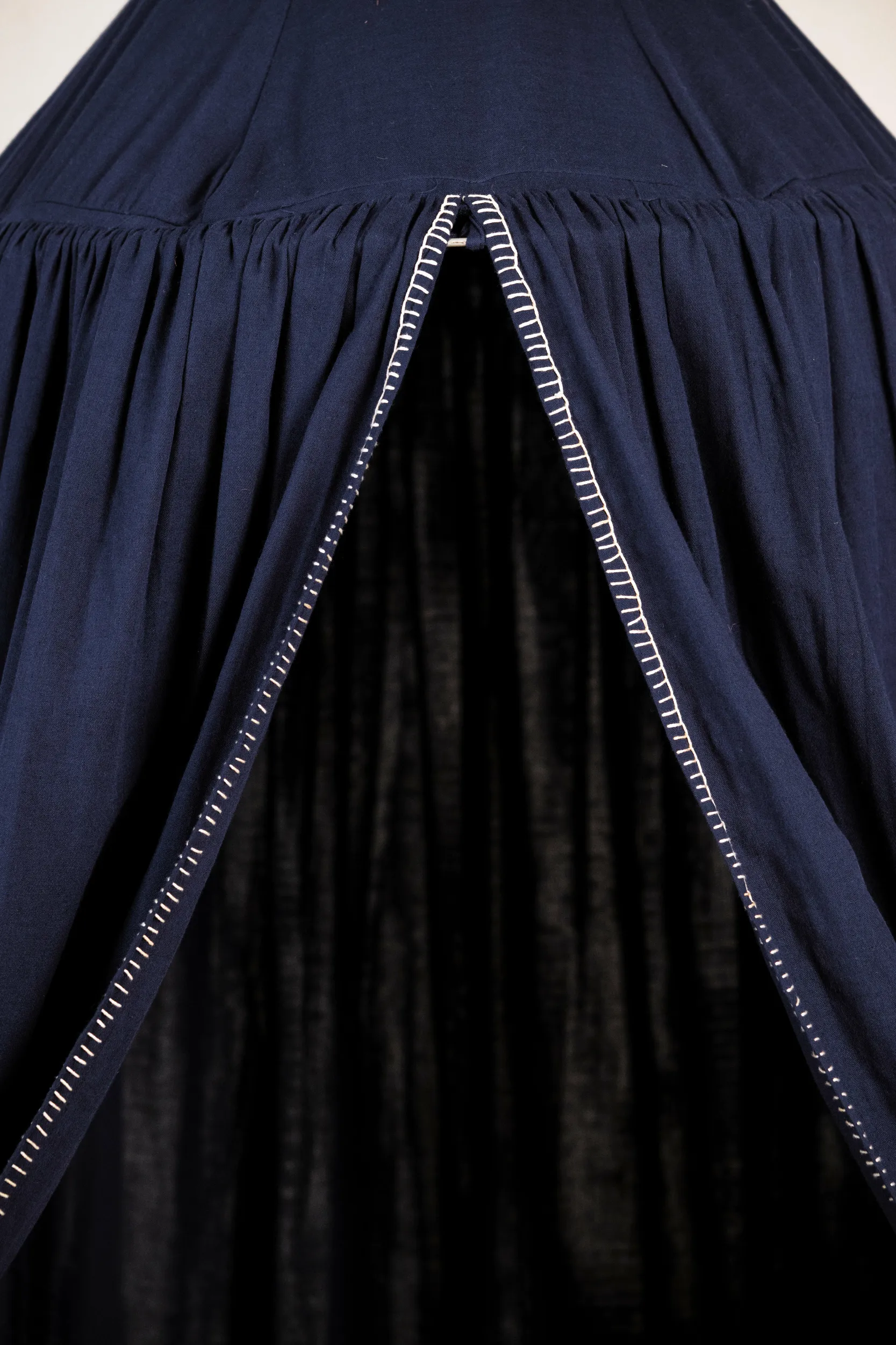 Canopy bed | double organic cotton muslin | L'Infini Festons - Image 5