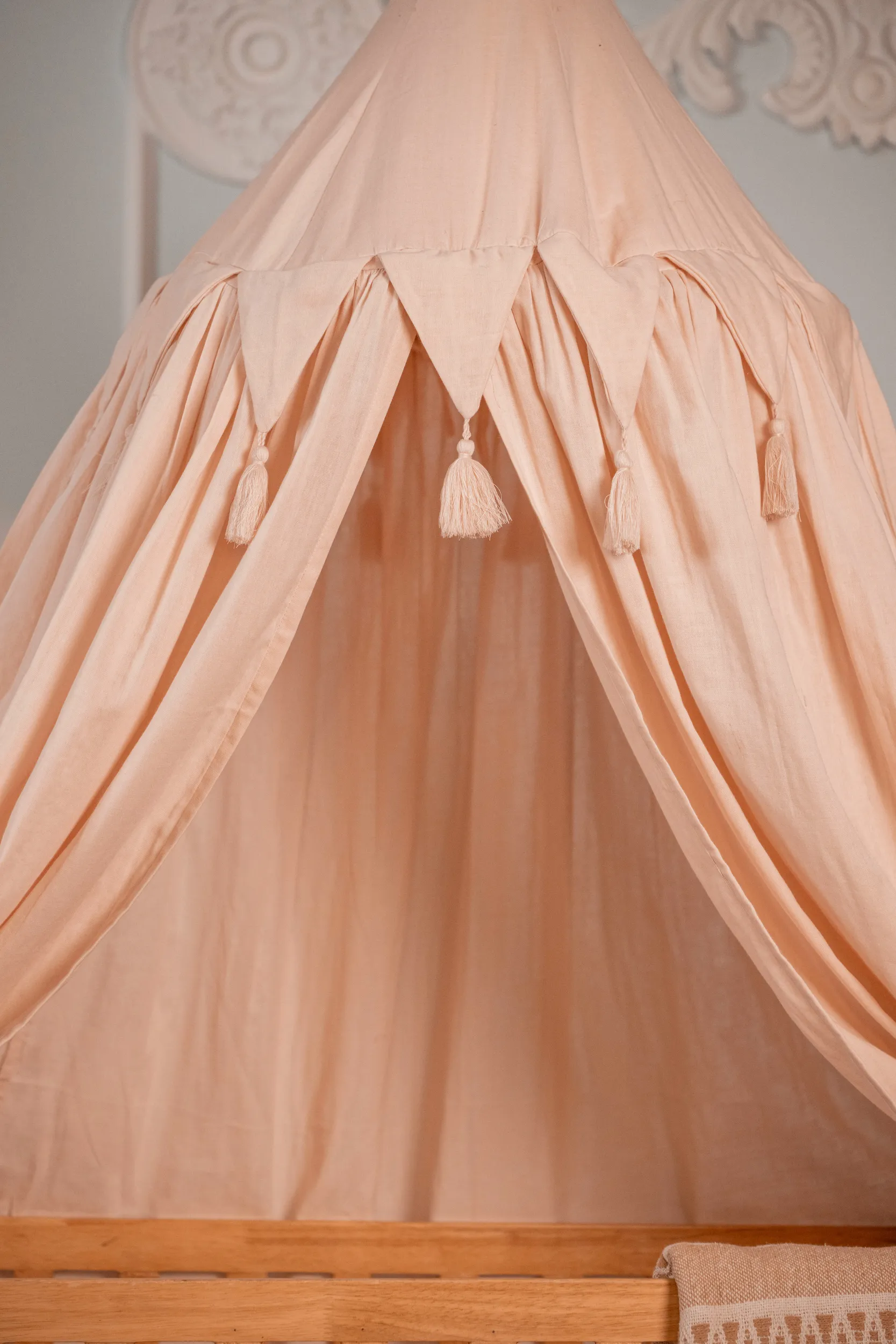 Canopy bed | double organic cotton muslin | L'Aurore Bohème - Image 2