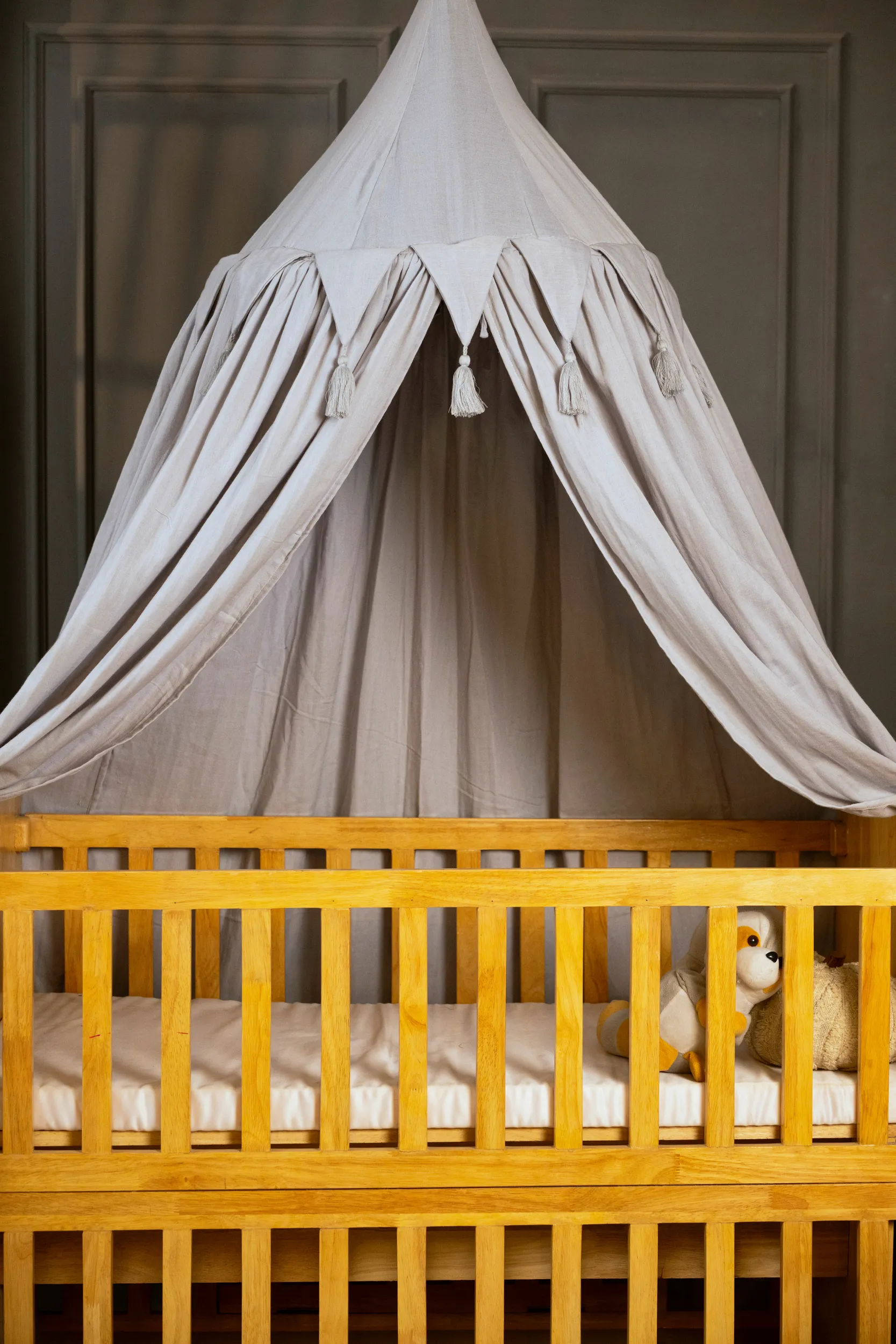 Canopy bed | double organic cotton muslin | The Bohemian Cloud - Image 5
