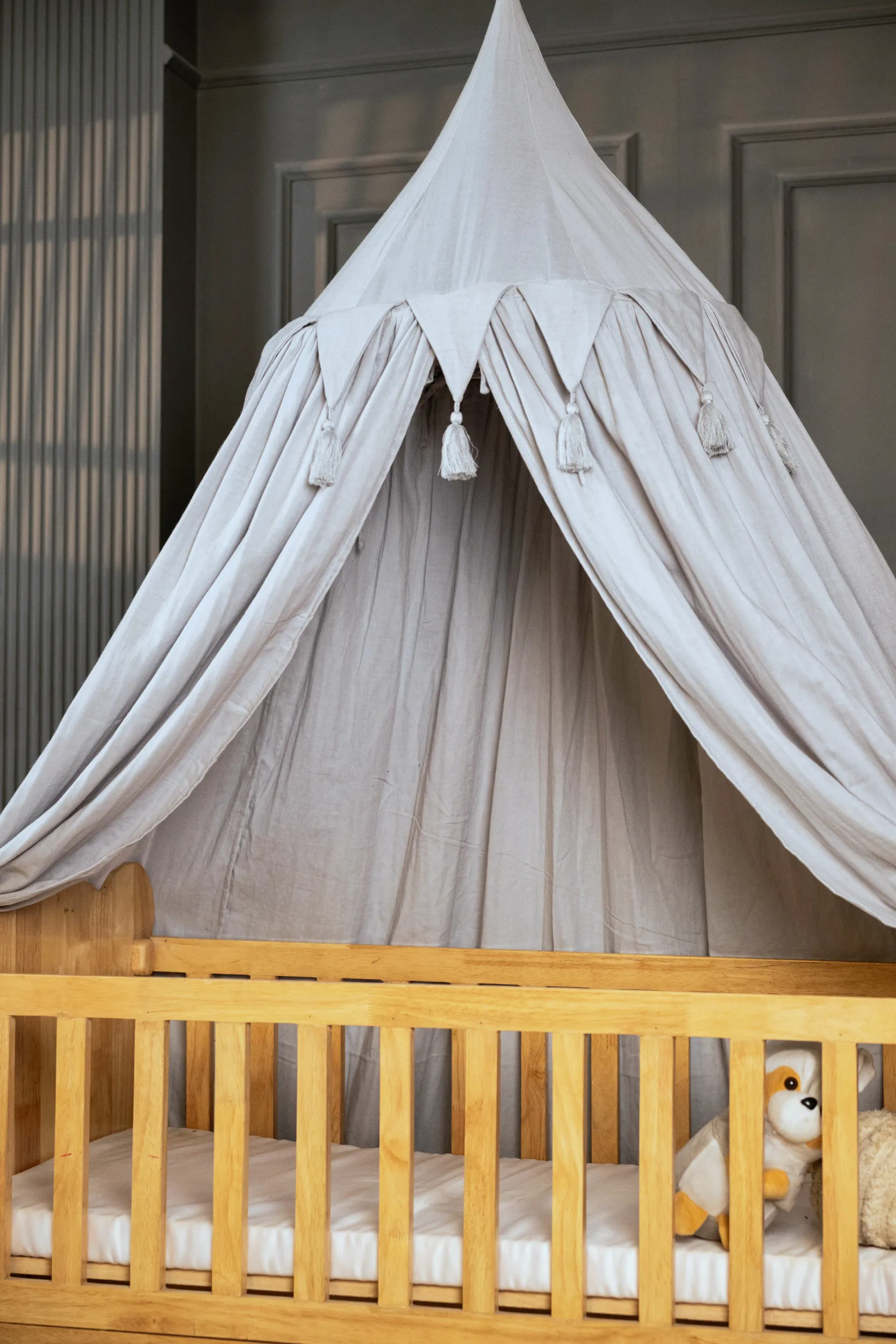 Canopy bed | double organic cotton muslin | The Bohemian Cloud - Image 2