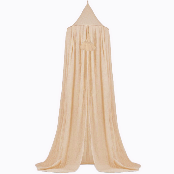 Organic Duo Pack | Canopy Bed & Play Mat | L'Aurore Pompons - Image 3
